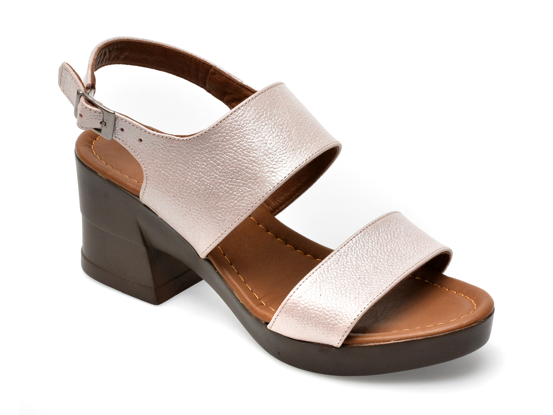 Sandale MAGRIT nude, 46, din piele naturala 1 Sandale MAGRIT nude