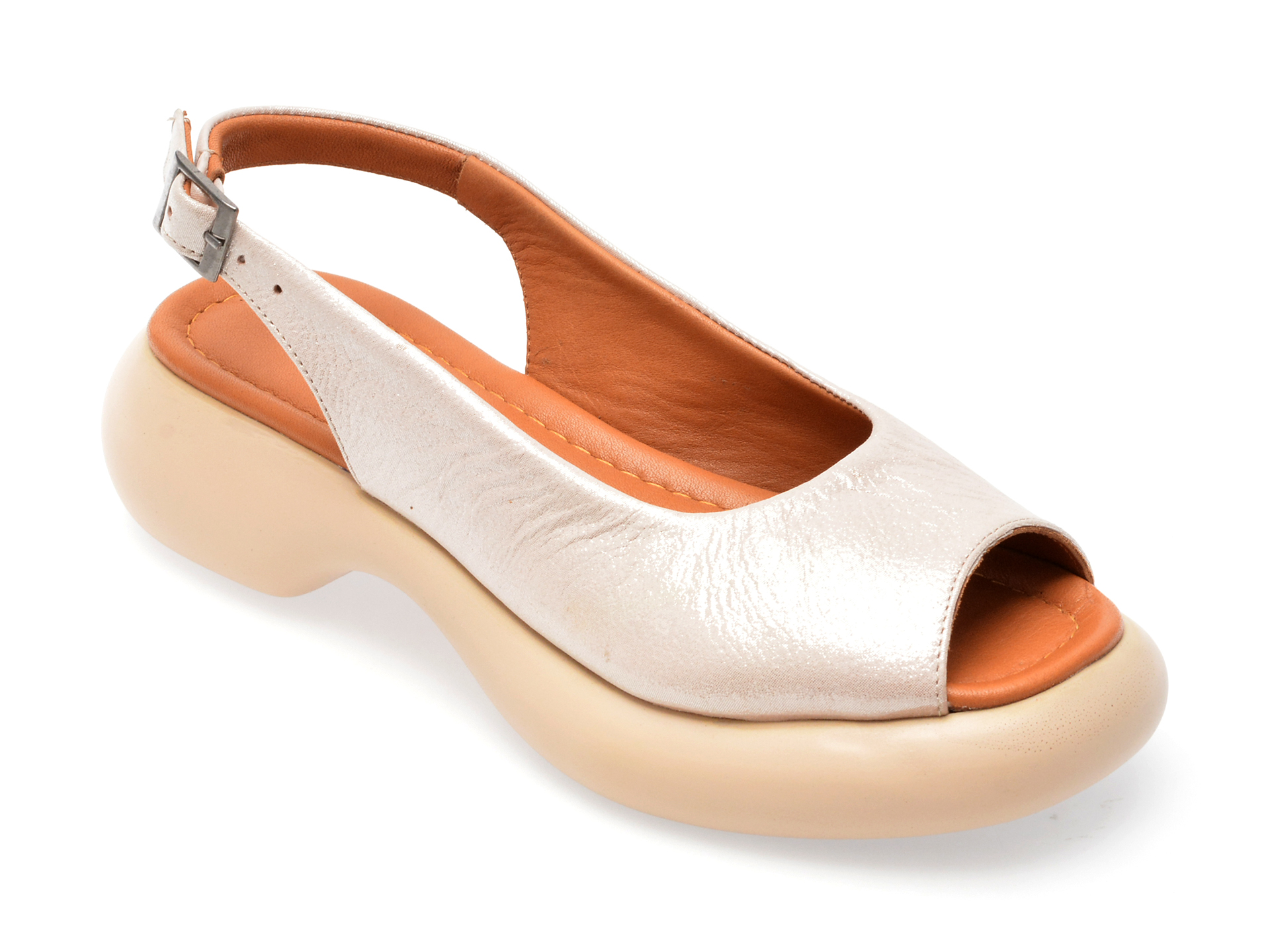 Sandale MAGRIT roz, 102, din piele naturala 1 Sandale MAGRIT roz