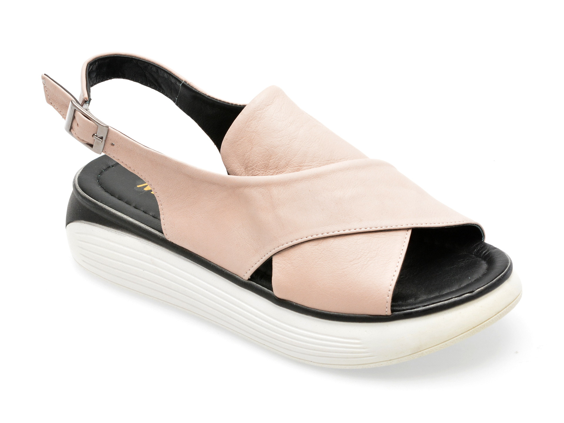 Sandale MAGRIT roz, 104, din piele naturala 1 Sandale MAGRIT roz