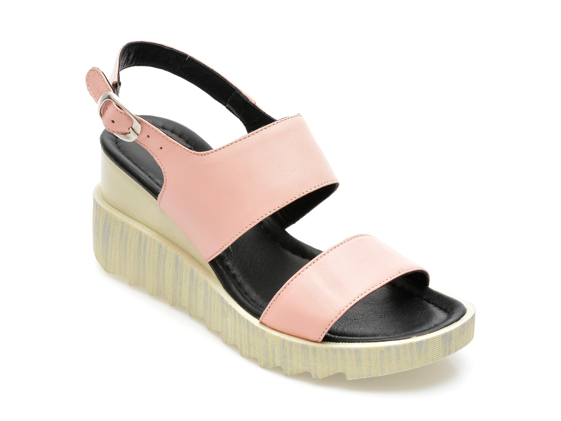 Sandale MAGRIT roz, 6, din piele naturala 1 Sandale MAGRIT roz