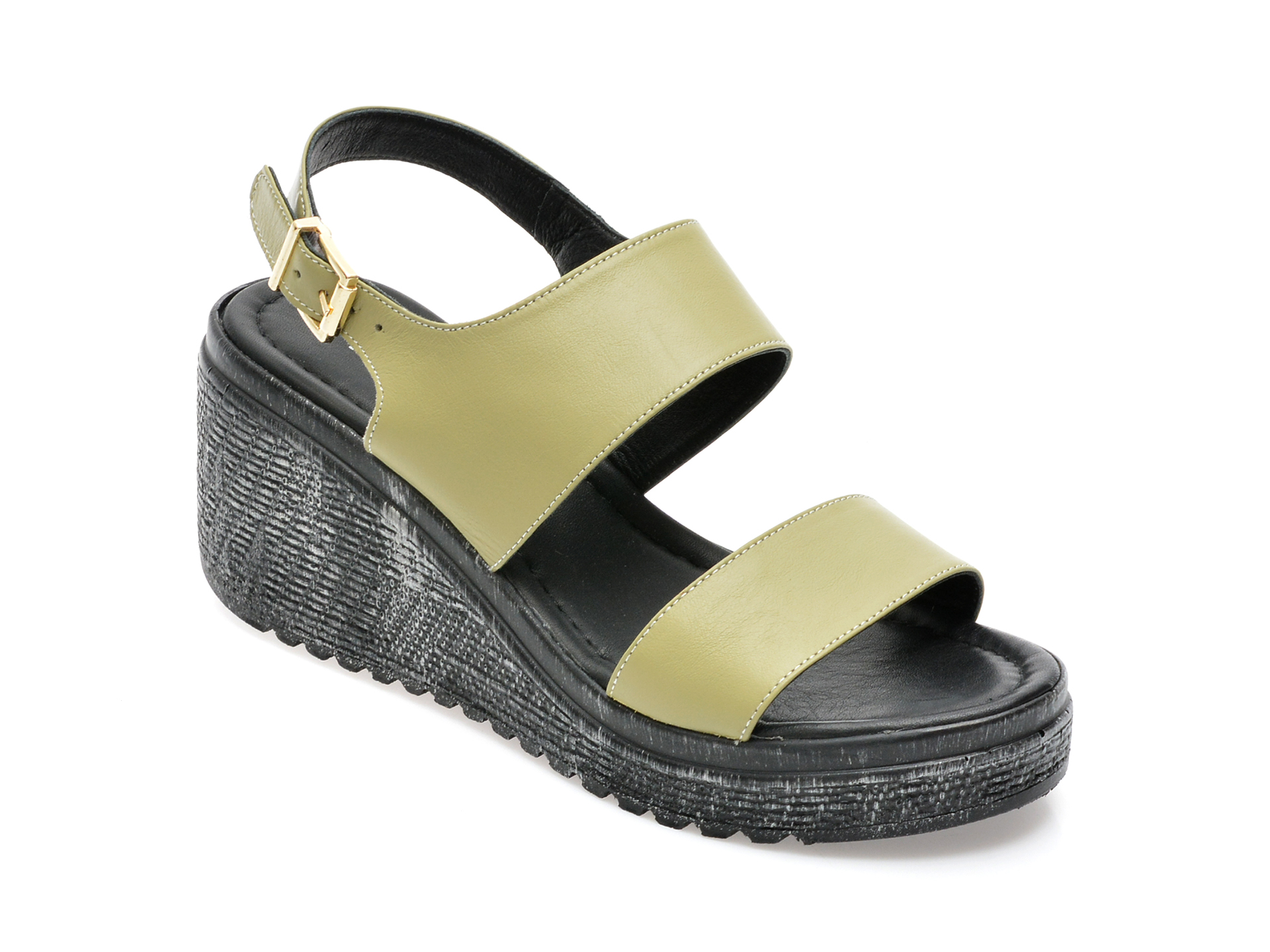 Sandale MAGRIT verzi, 17, din piele naturala 1 Sandale MAGRIT verzi