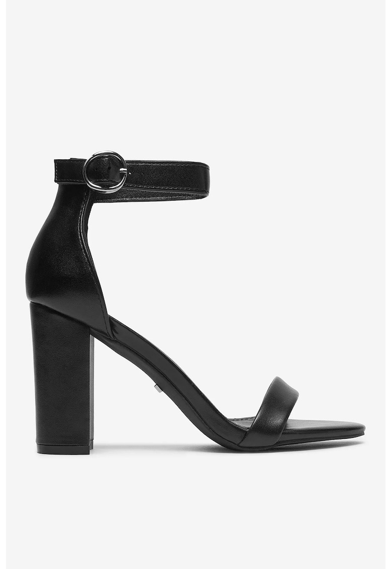 Sandale Material Sintetic - Culoare Negru 1 Sandale Material Sintetic - Culoare Negru