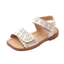 Sandale  Model Bella - Uni - Casual - Piele ecologica - Fete - Crem