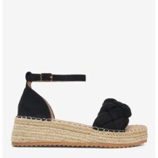 Sandale  Negru - Material Textil