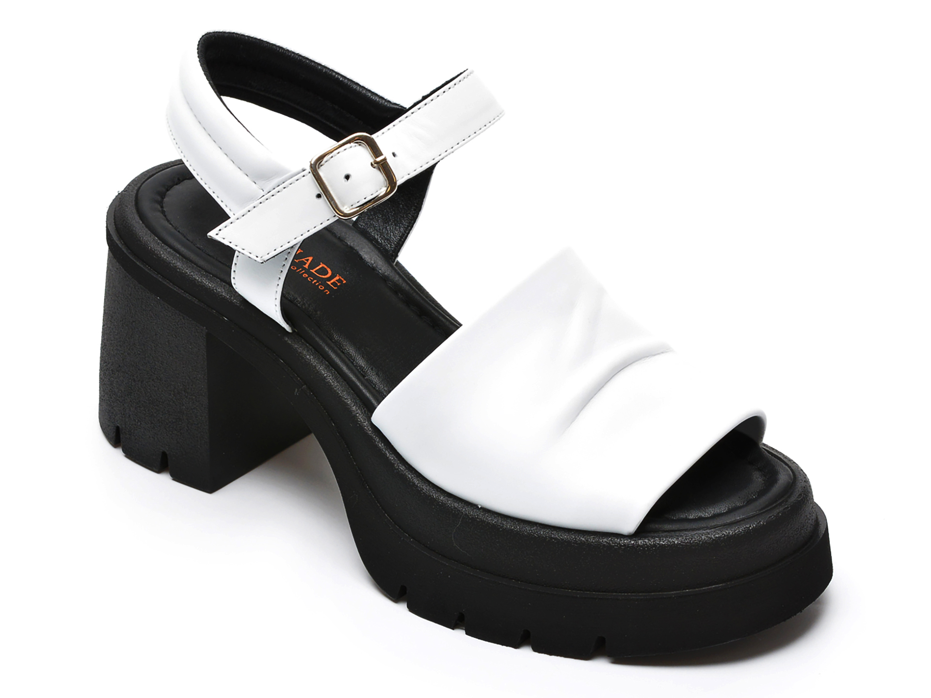 Sandale OSHADE albe, 752504, din piele naturala 1 Sandale OSHADE albe