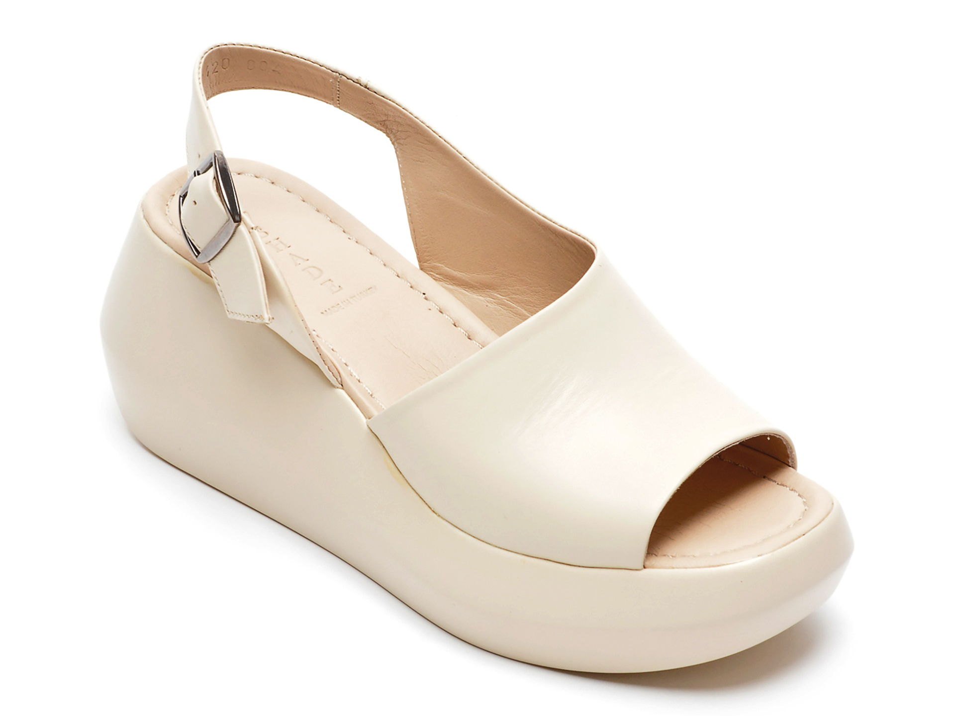 Sandale OSHADE bej, 22420, din piele naturala 1 Sandale OSHADE bej