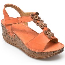 Sandale PAVARELLA portocalii