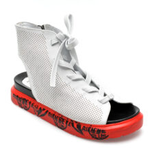 Sandale PUFFY FOOTS albe