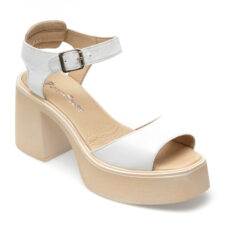 Sandale PUFFY FOOTS albe