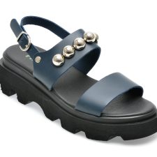 Sandale PUFFY FOOTS bleumarin