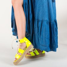 Sandale Pasvon Galbene Neon