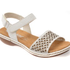 Sandale RIEKER albe