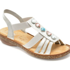 Sandale RIEKER argintii