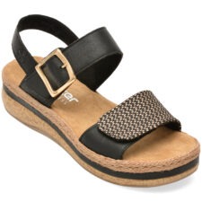 Sandale RIEKER negre