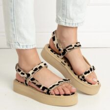 Sandale - Rieti - Piele naturala Animal-Print