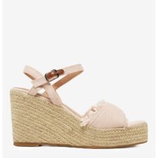 Sandale Roz - Material Textil