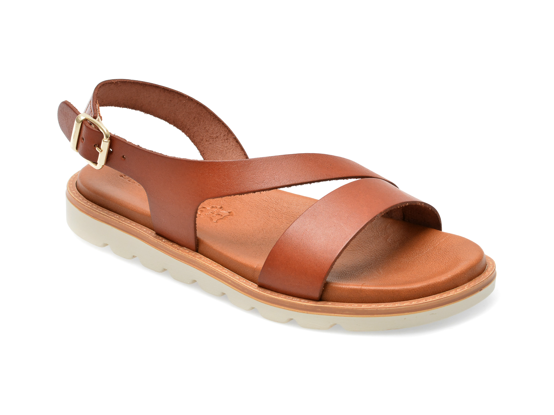 Sandale SALAMANDER maro, 54802, din piele naturala 1 Sandale SALAMANDER maro