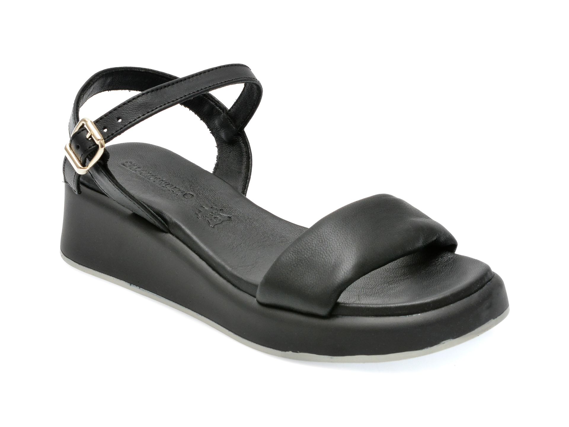 Sandale SALAMANDER negre, 54901, din piele naturala 1 Sandale SALAMANDER negre