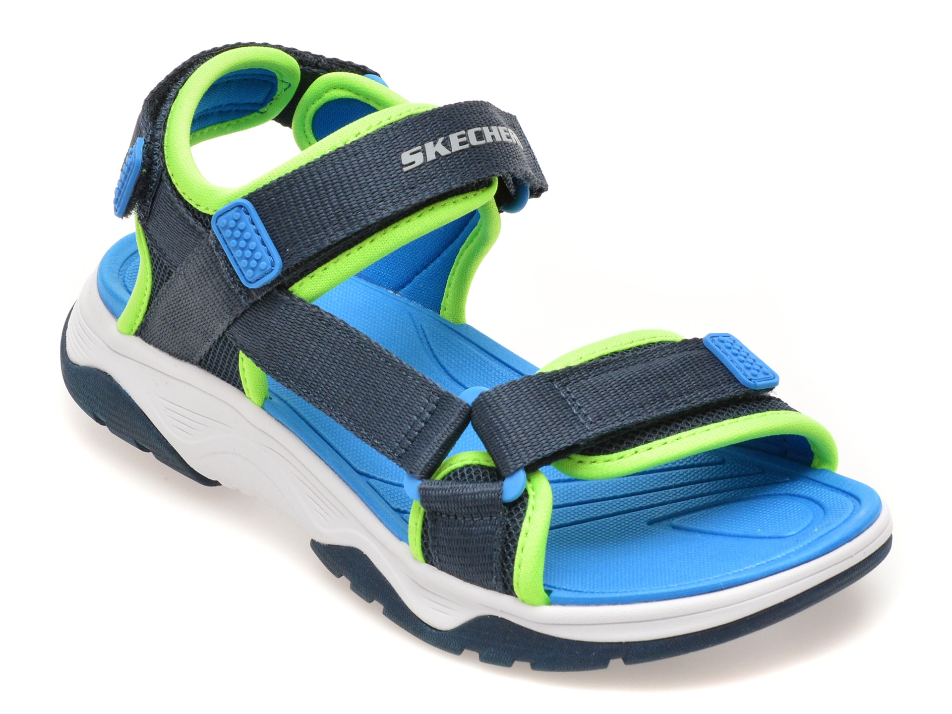 Sandale SKECHERS bleumarin, TREAD SEEKER, din material textil 1 Sandale SKECHERS bleumarin