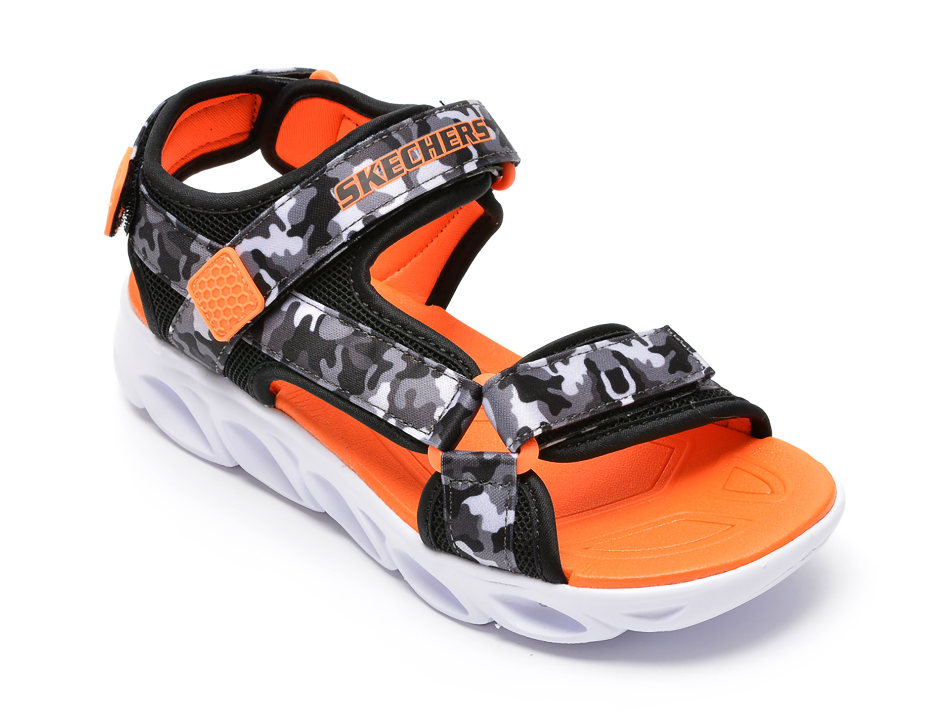 Sandale SKECHERS gri, HYPNO-SPLASH, din material textil 1 Sandale SKECHERS gri