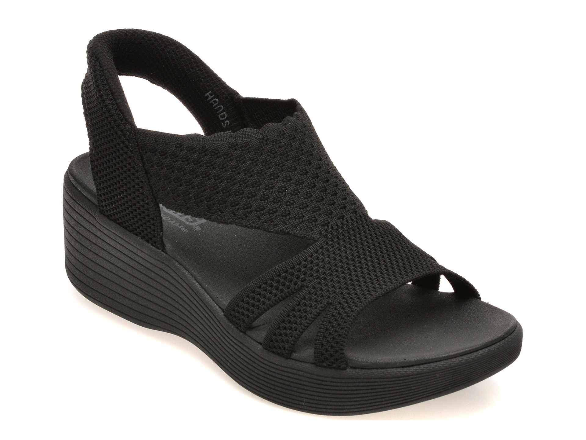 Sandale SKECHERS negre, PARALLEL LITE, din material textil 1 Sandale SKECHERS negre