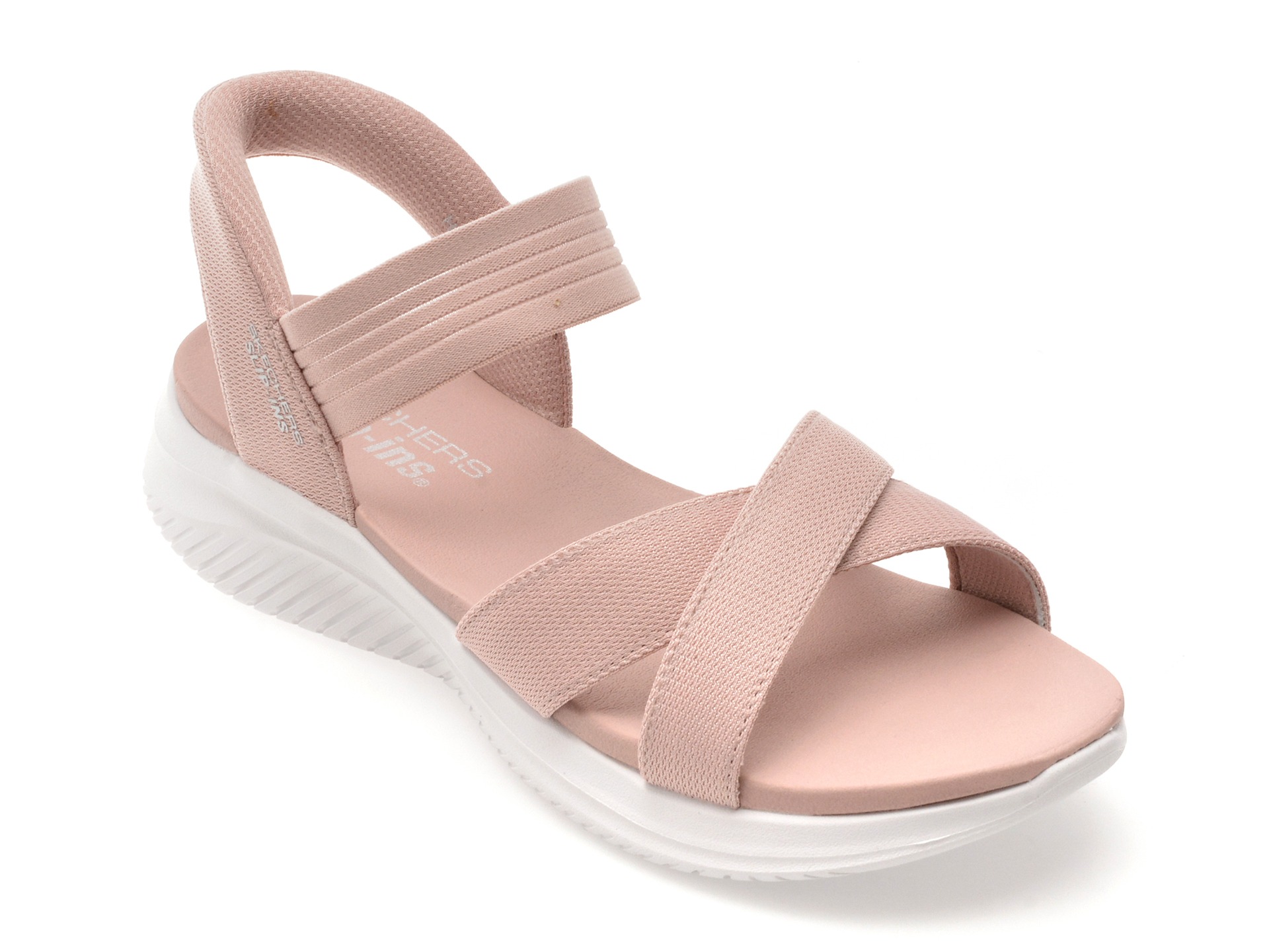 Sandale SKECHERS roz, ULTRA FLEX 3.0, din material textil 1 Sandale SKECHERS roz