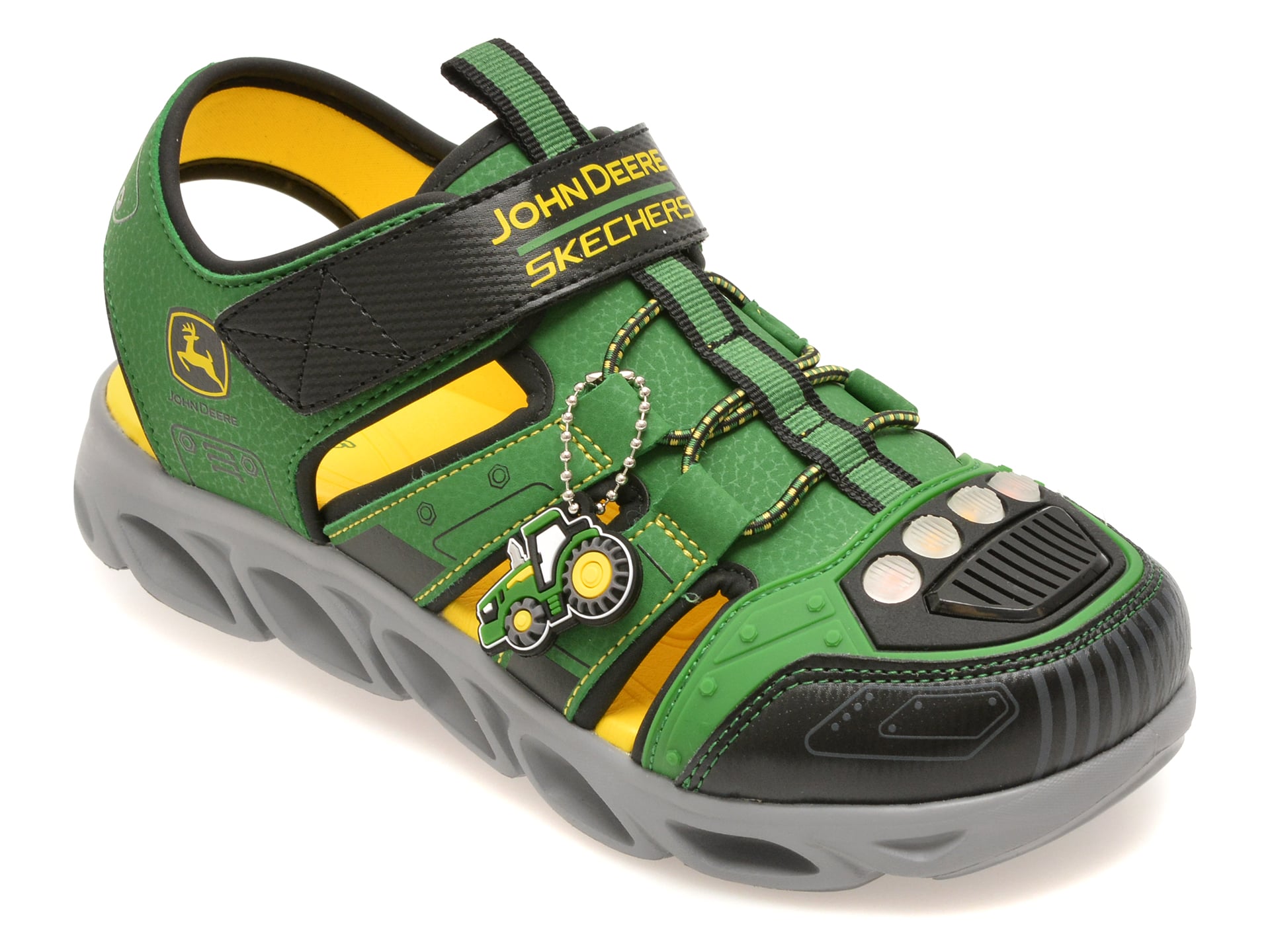 Sandale SKECHERS verzi, HYPNO-SPLASH, din piele ecologica 1 Sandale SKECHERS verzi