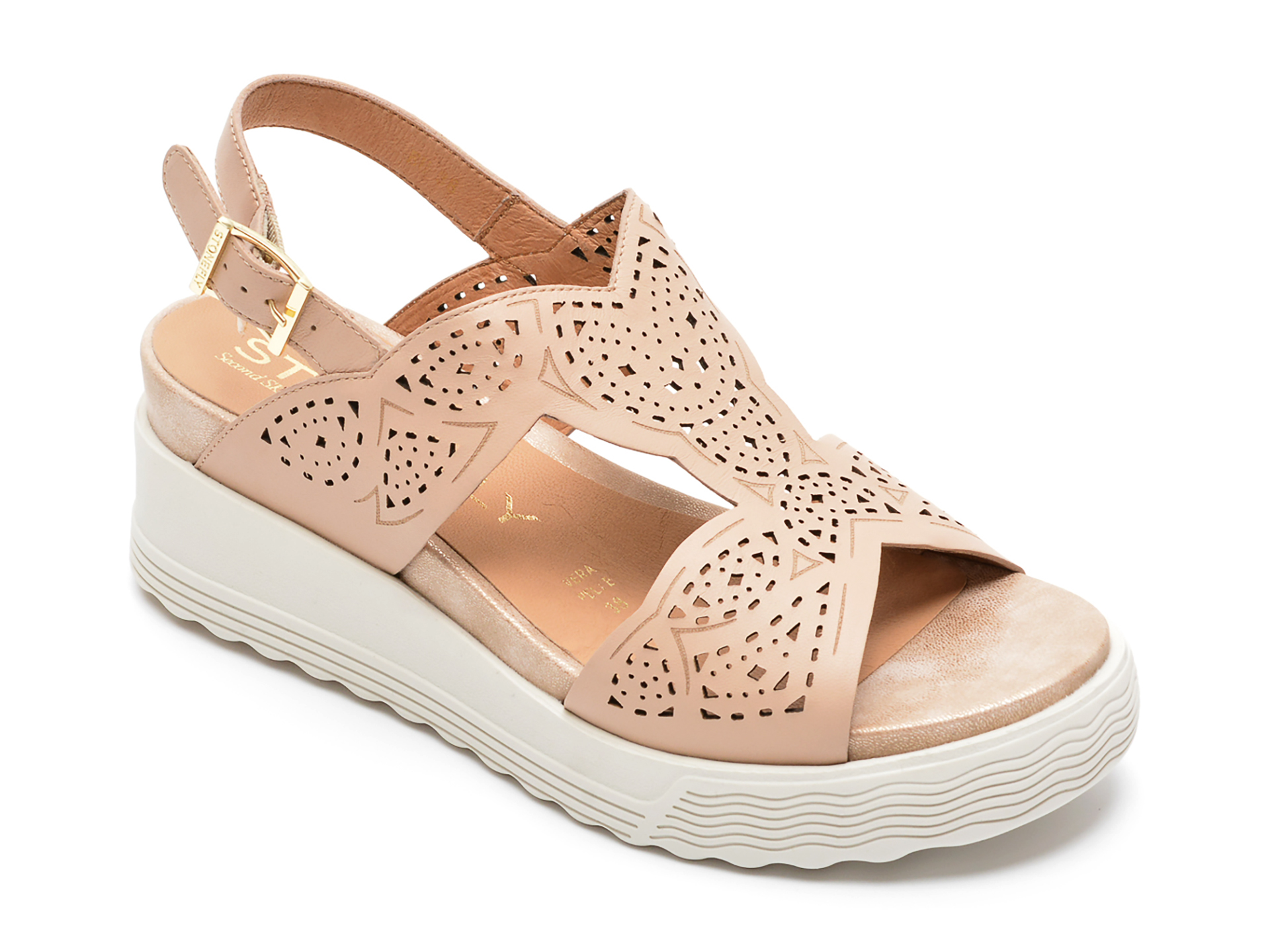 Sandale STONEFLY maro, PARKY13, din piele naturala 1 Sandale STONEFLY maro