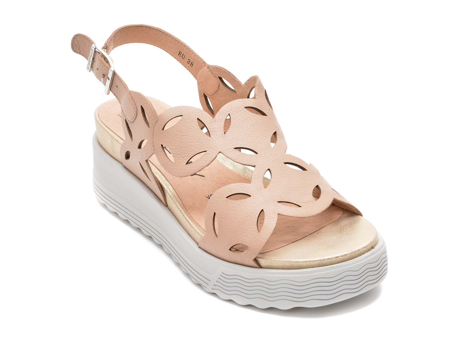 Sandale STONEFLY nude, PARKY9, din piele naturala 1 Sandale STONEFLY nude