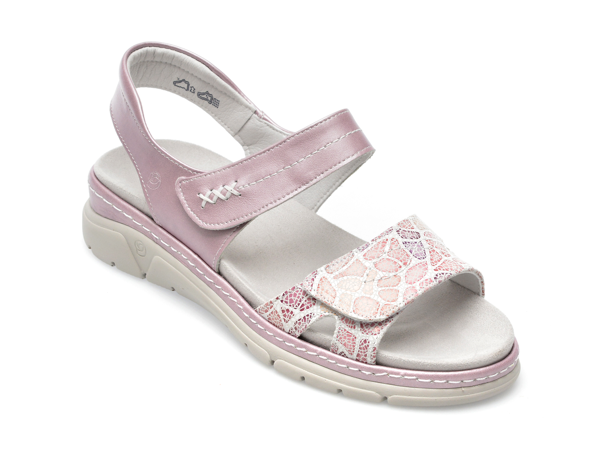 Sandale SUAVE mov, 12500T, din piele naturala 1 Sandale SUAVE mov