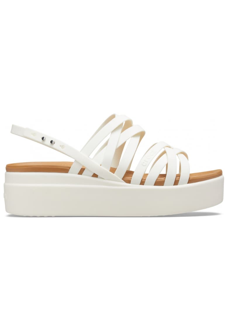 Sandale - Sintetic - Model Brooklyn - Capse - Alb/Bej 1 Sandale - Sintetic - Model Brooklyn - Capse - Alb/Bej