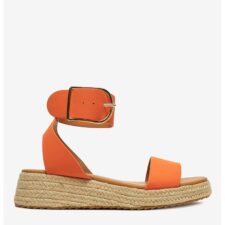 Sandale  Sintetic - Portocaliu