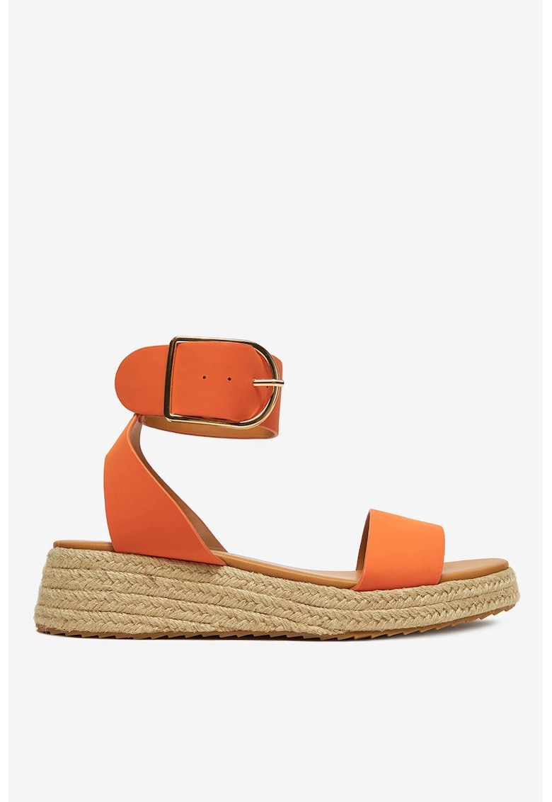 Sandale Sintetic - Portocaliu 1 Sandale  Sintetic - Portocaliu