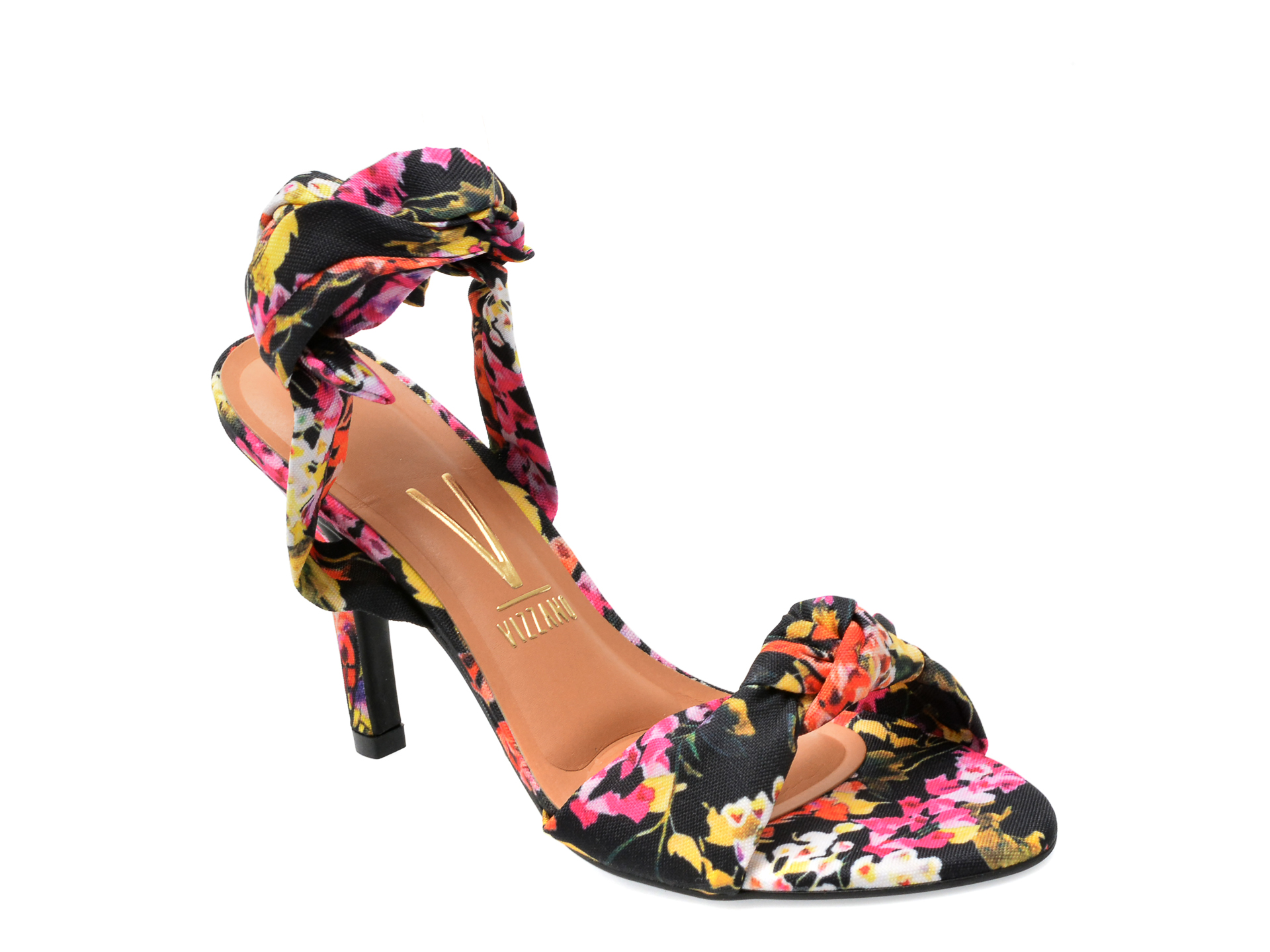 Sandale VIZZANO negre, 6249482, din material textil 1 Sandale VIZZANO negre