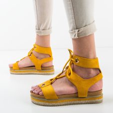 Sandale Zgudine Galbene