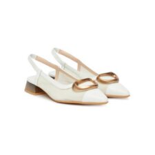 Sandale albe  pentru femei