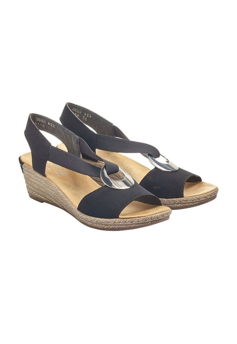 Sandale anatomice de dama Piele ecologica - Negru 1 Sandale anatomice de dama  Piele ecologica - Negru