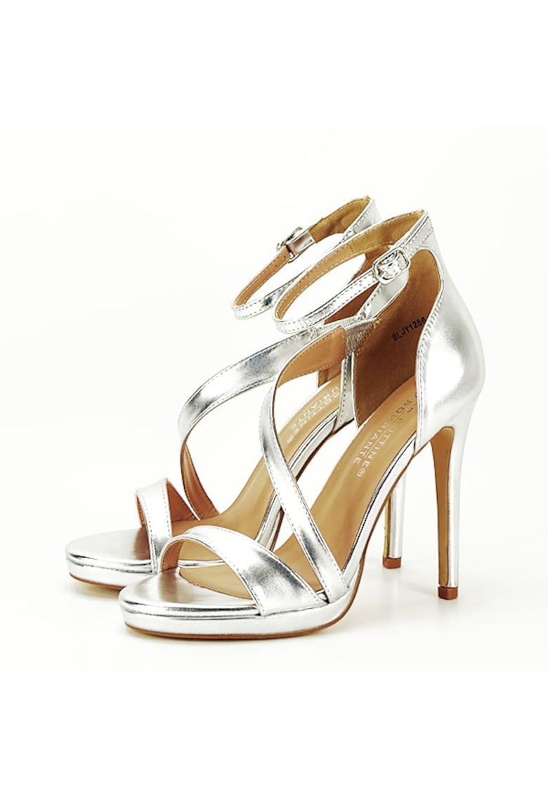 Sandale argintii elegante BLJY1286 128 11030 1 Sandale argintii elegante BLJY1286 128 11030