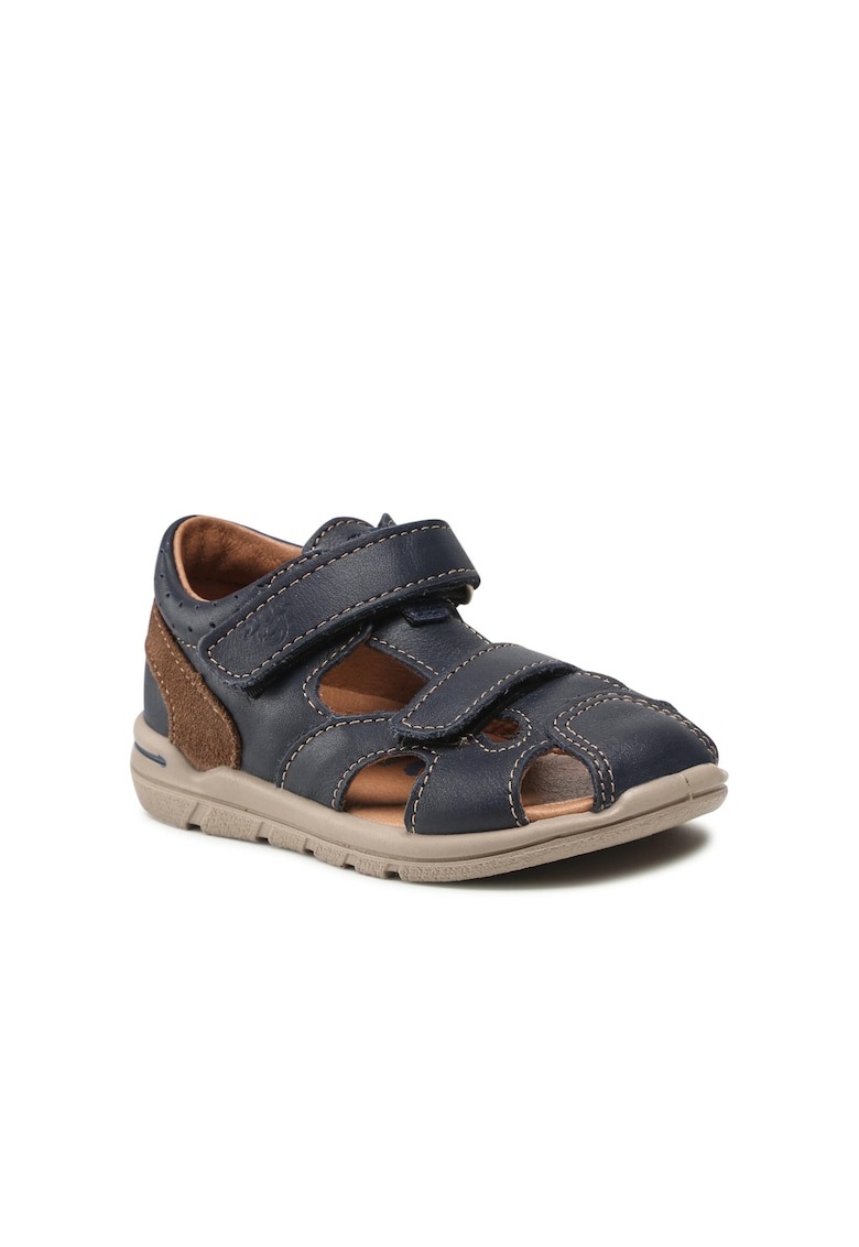 Sandale baieti - Piele naturala - Albastru marin 1 Sandale baieti - Piele naturala - Albastru marin