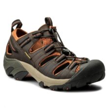 Sandale barbati -  200341699 - Maro - Piele naturala/Piele nabuc