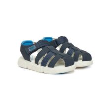 Sandale barbati  45651 - Piele ecologica - Bleumarin
