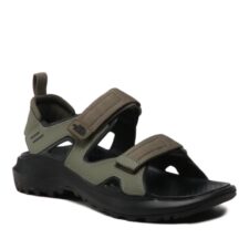 Sandale barbati -  Piele ecologica - Verde