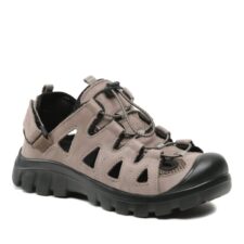 Sandale barbati -  Piele nabuc - Maro