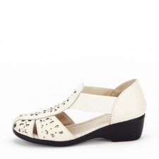 Sandale bej din piele naturala Ozana M5 12692