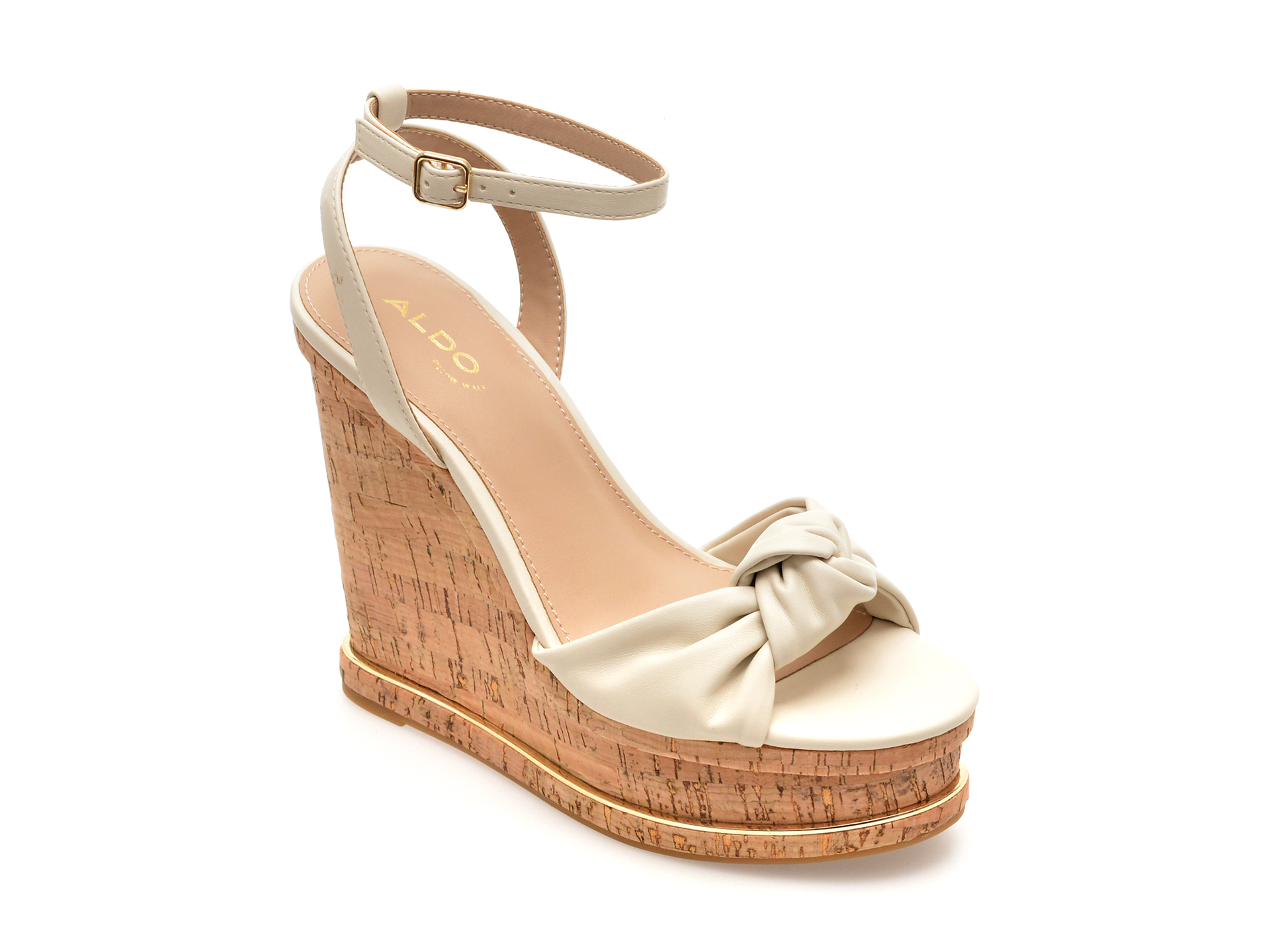 Sandale casual ALDO albe, 13542814, din piele ecologica 1 Sandale casual ALDO albe