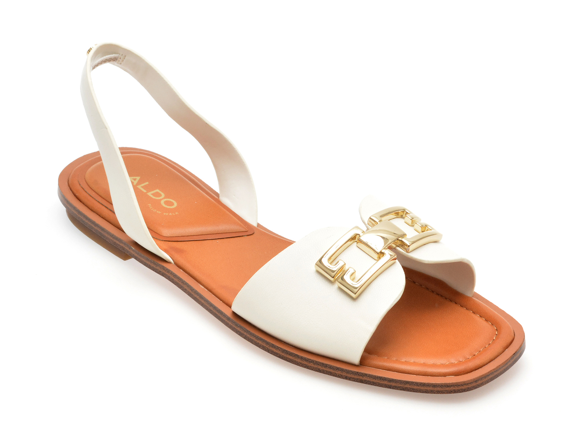 Sandale casual ALDO albe, 13706383, din piele ecologica 1 Sandale casual ALDO albe