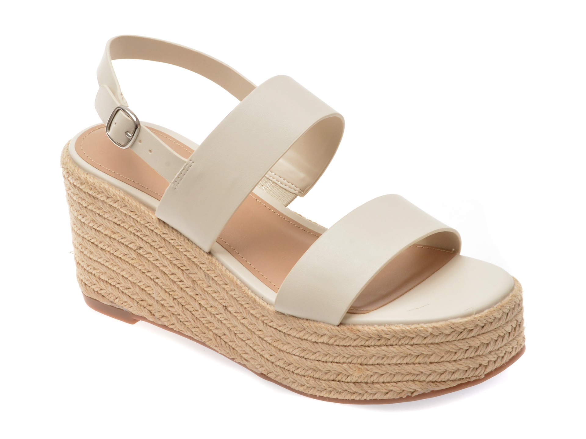 Sandale casual ALDO albe, 13740389, din piele ecologica 1 Sandale casual ALDO albe