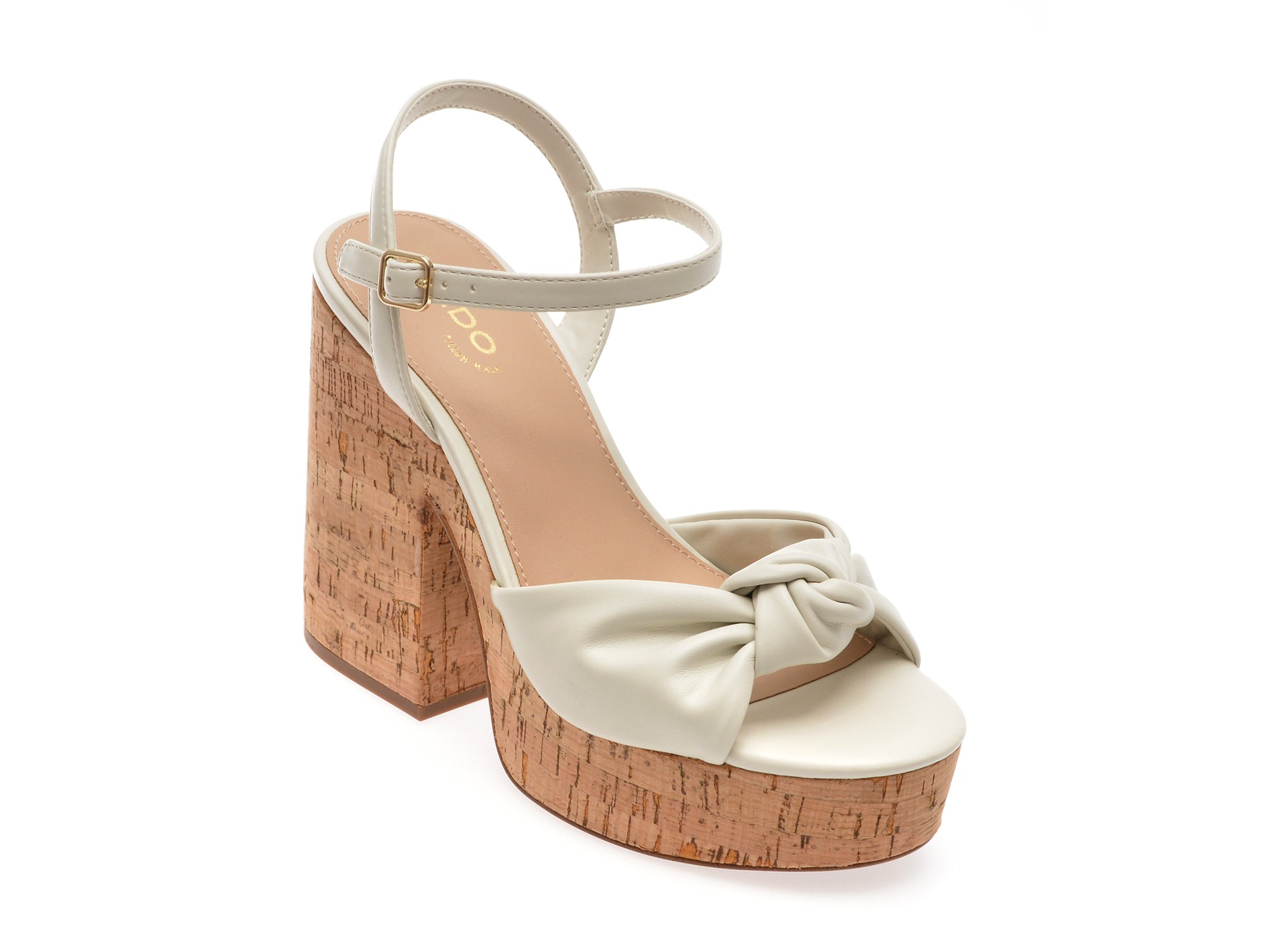 Sandale casual ALDO albe, 13743863, din piele ecologica 1 Sandale casual ALDO albe