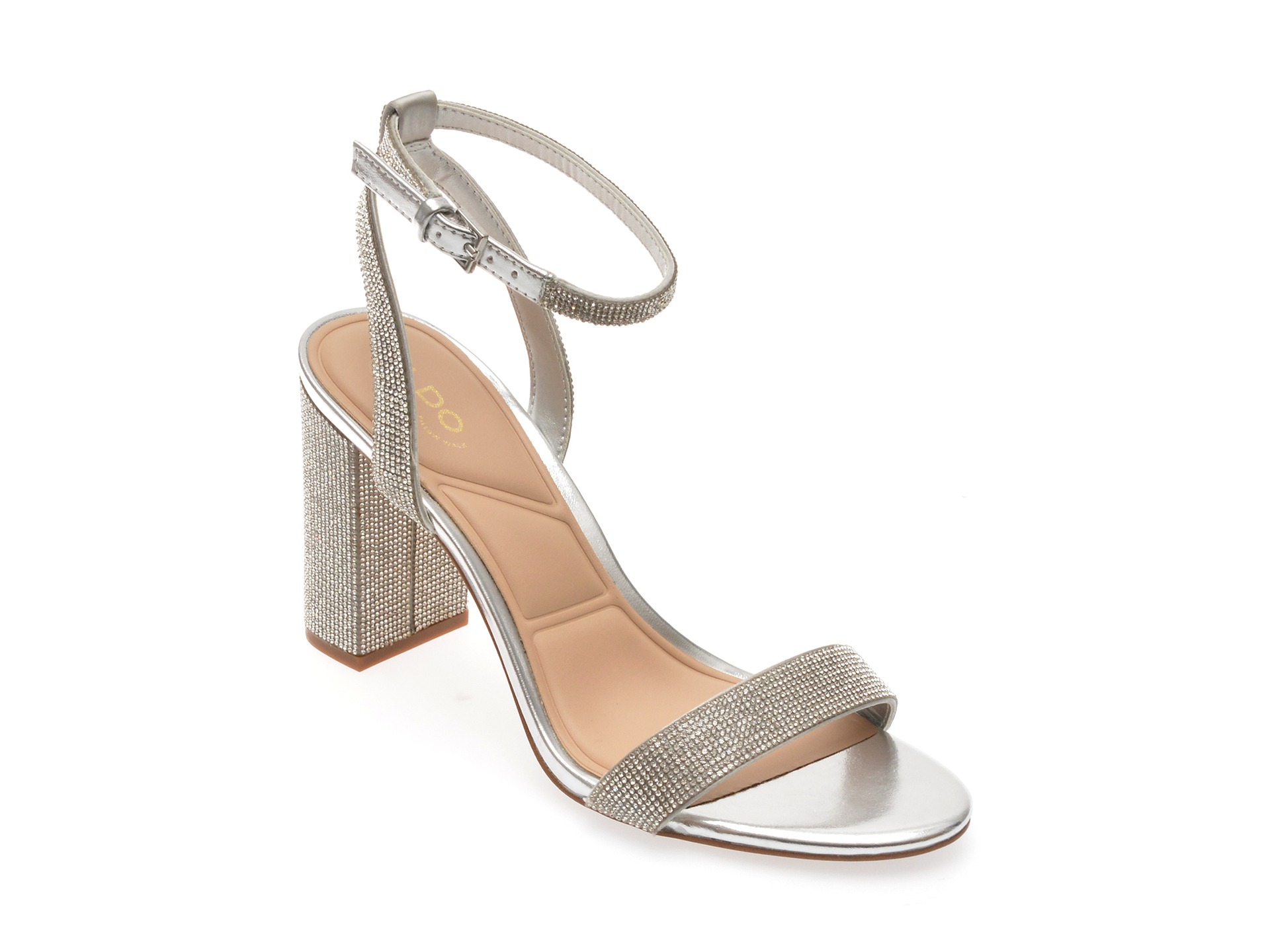 Sandale casual ALDO argintii, 13773247, din material textil 1 Sandale casual ALDO argintii