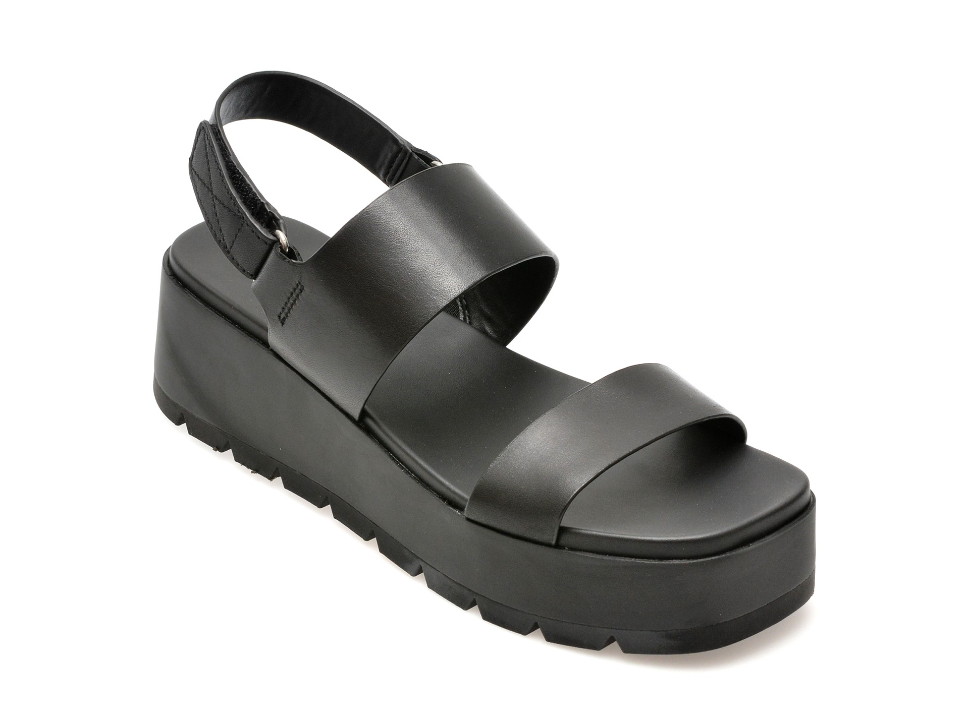 Sandale casual ALDO negre, 13713120, din piele naturala 1 Sandale casual ALDO negre